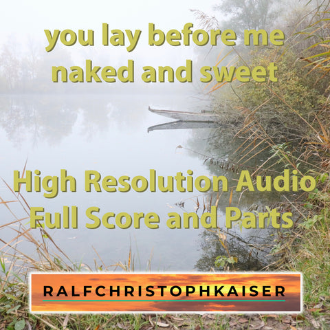 Posaunenchor mit Cello Begleitung 4 Pieces: You lay before me naked and sweet by Ralf Christoph Kaiser
