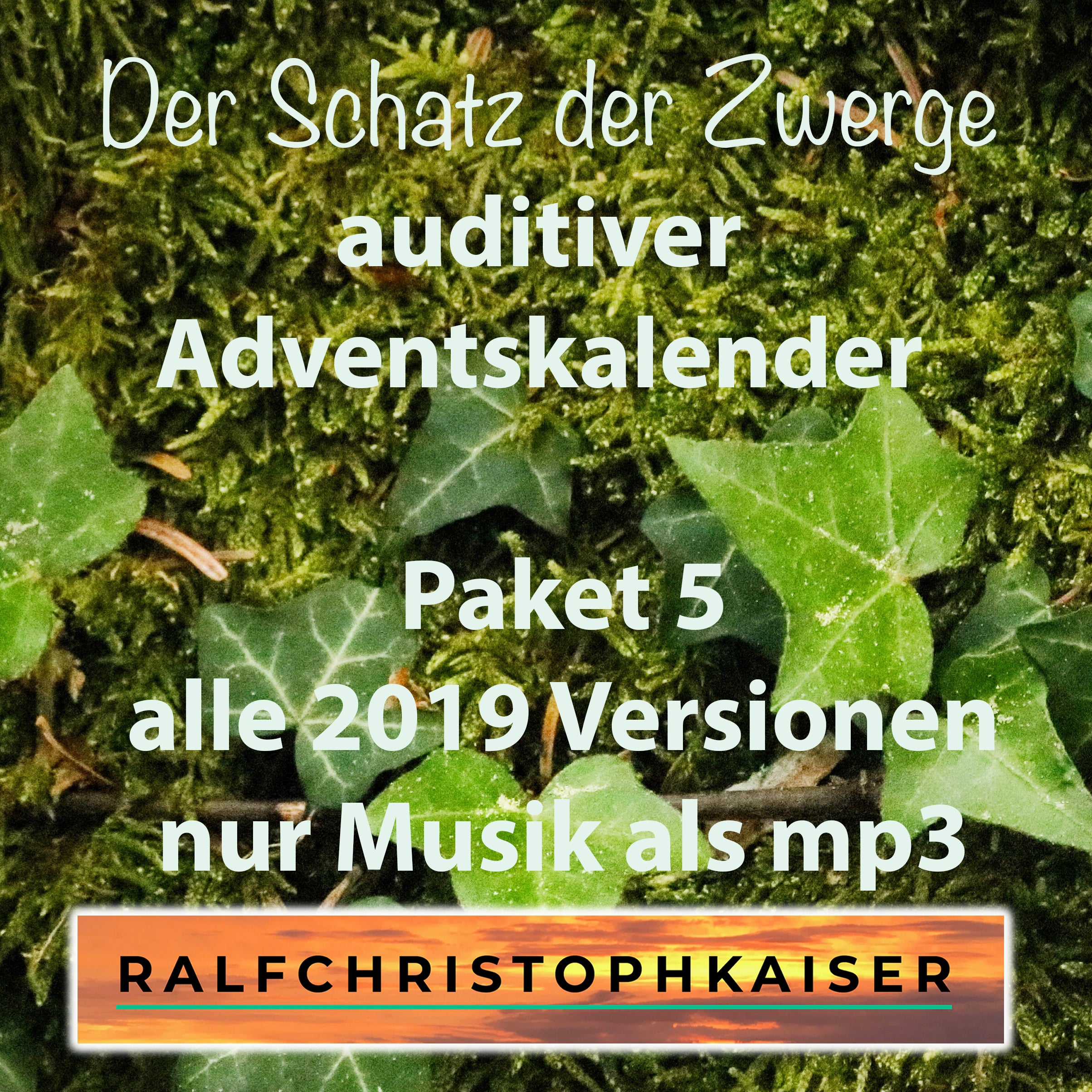 Der Schatz der Zwerge auditiver Adventskalender Paket 5 alle 2019 Versionen nur Musik als mp3 - ralfchristophkaiser.com Musik und Noten